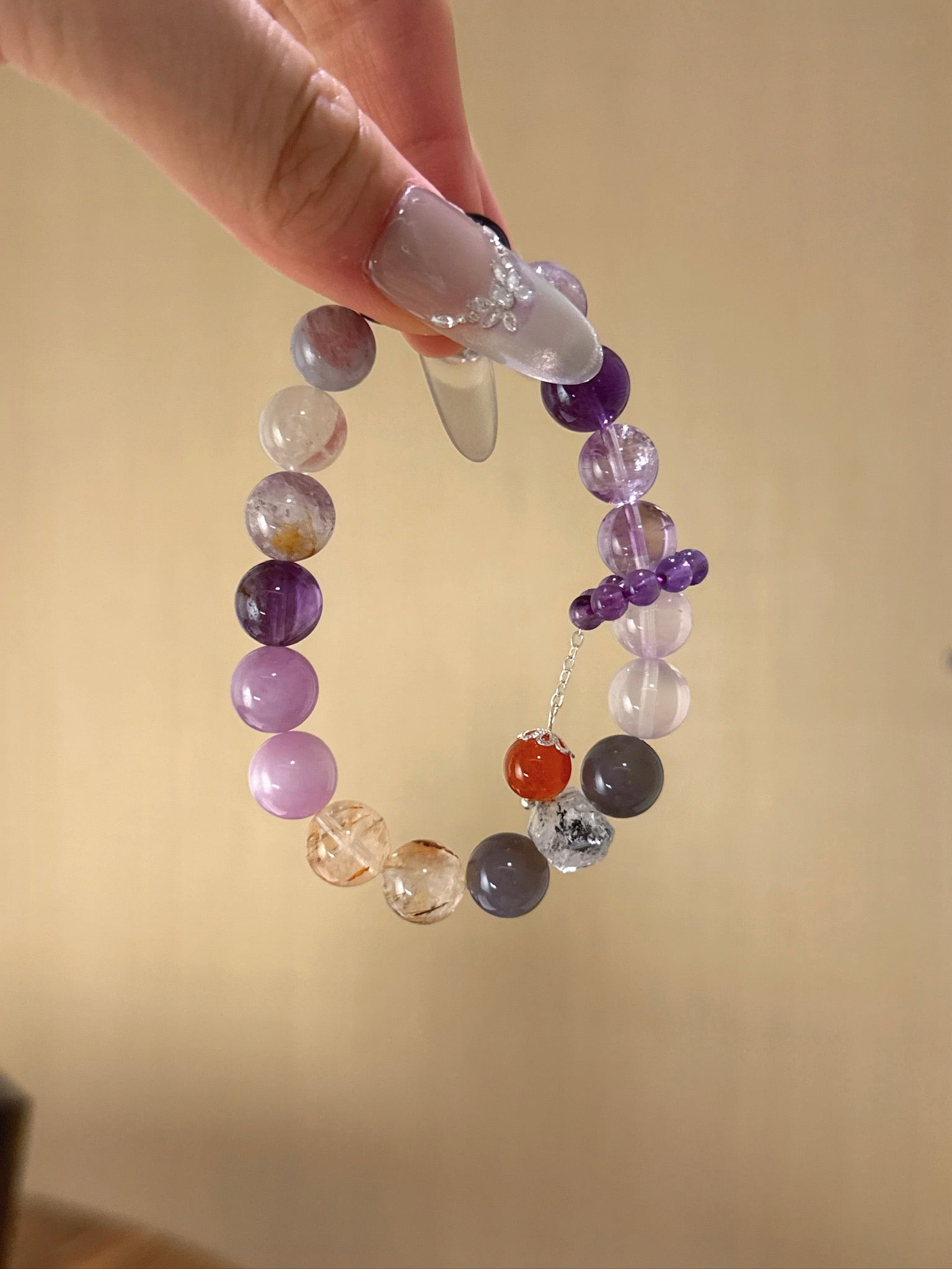 ▫️▪️ Purple multi-treasure bracelet